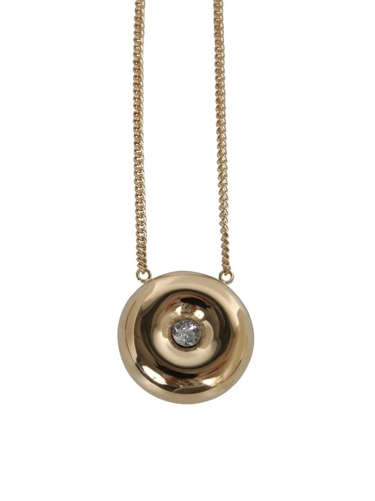 商品JW Anderson|Bumper-moon Crystal Necklace,价格¥3621,第3张图片详细描述