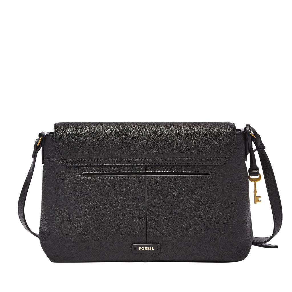 商品Fossil|Fossil Women's Gabriella Leather Medium Flap Crossbody,价格¥679,第3张图片详细描述