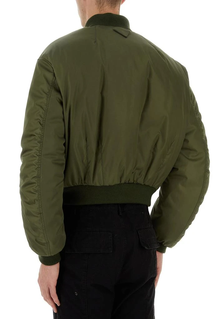 商品Prada|Military green nylon padded bomber jacket,价格¥19042,第3张图片详细描述