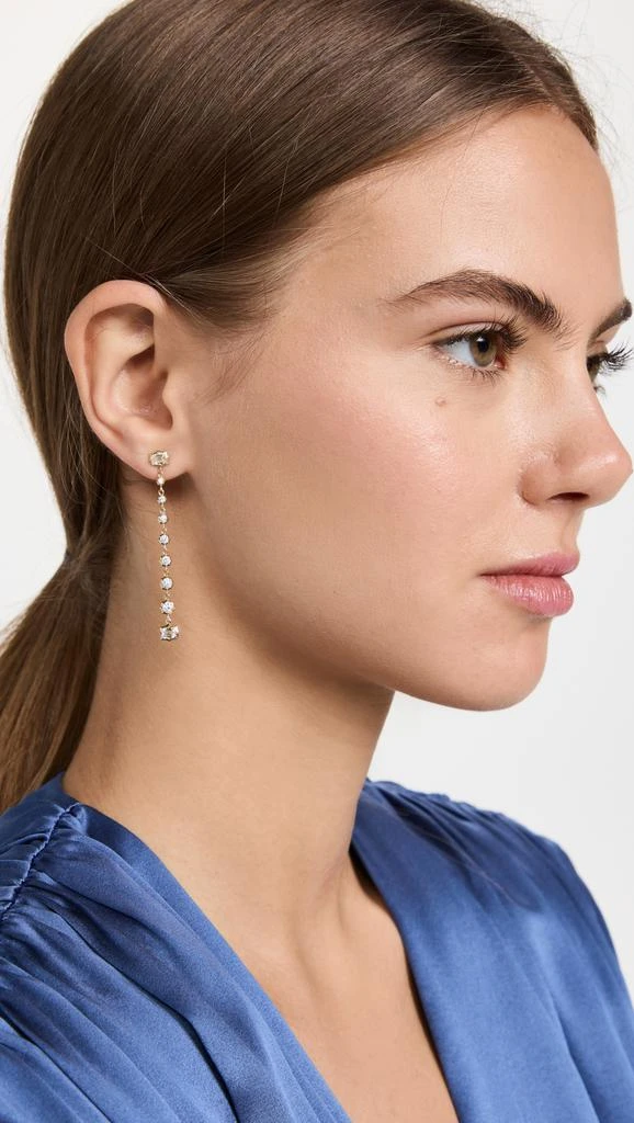商品Jade Trau|Jade Trau 18k Vanguard 短吊坠耳钉,价格¥70943,第3张图片详细描述