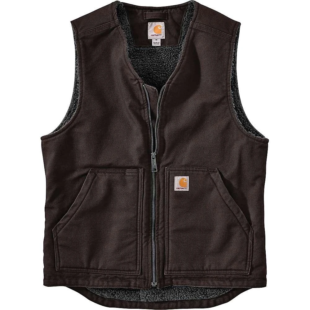 商品Carhartt|Carhartt Men's Washed Duck Sherpa-Lined Vest,价格¥660,第1张图片