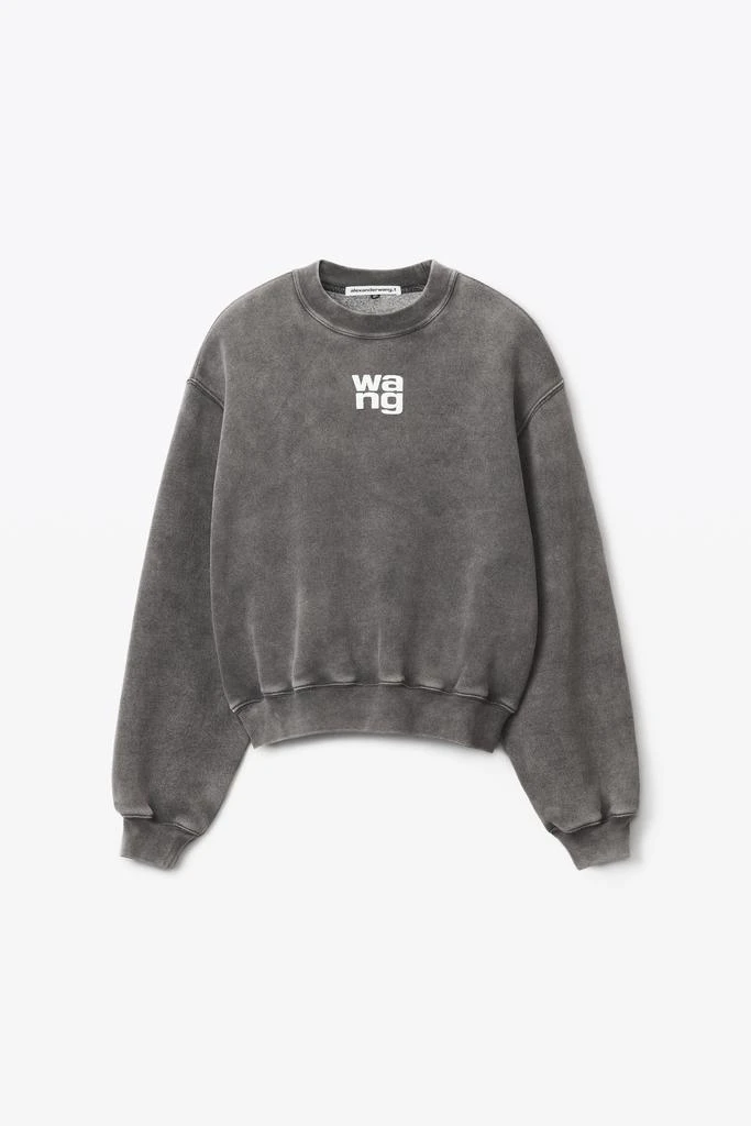 商品Alexander Wang|PUFF LOGO CREW SWEATSHIRT IN TERRY,价格¥1377,第3张图片详细描述