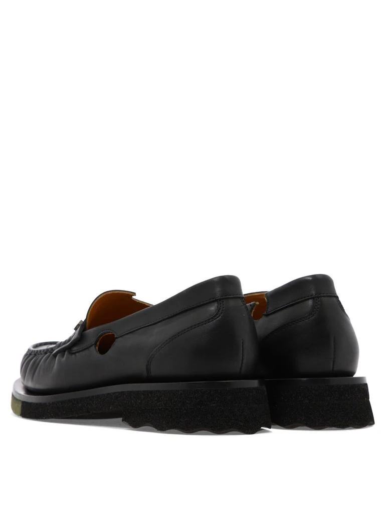 商品Off-White|Off white men's black leather loafers,价格¥4646,第4张图片详细描述