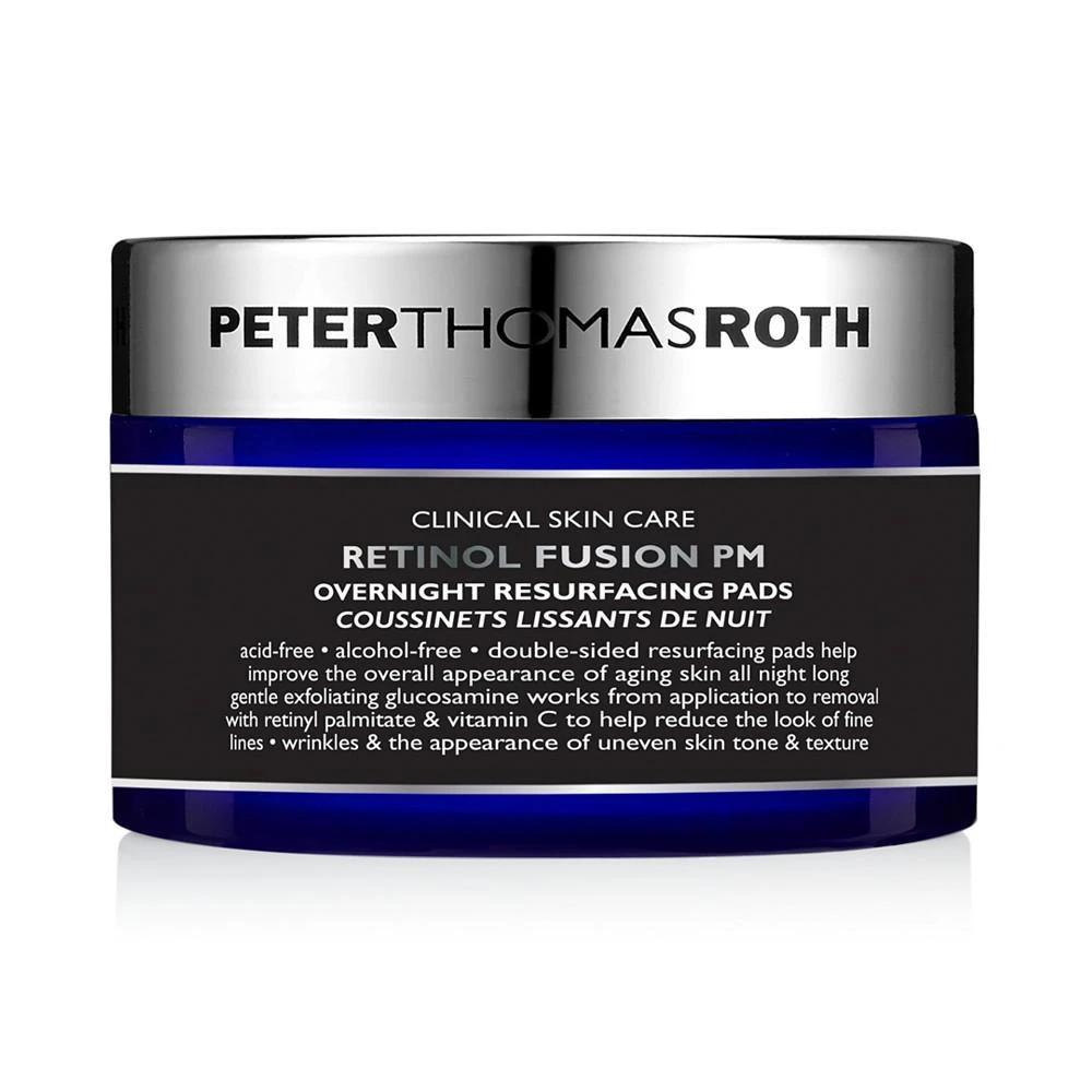 商品Peter Thomas Roth|视黄醇夜间修护棉片,价格¥389,第1张图片