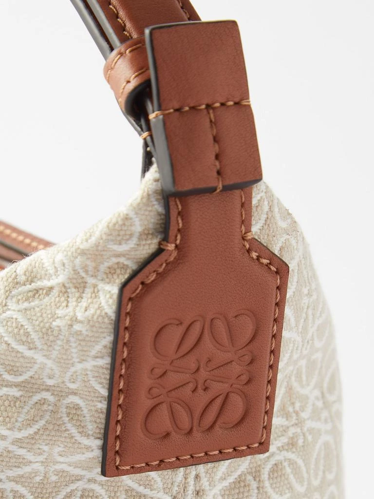 商品Loewe|Cubi Anagram jacquard and leather shoulder bag,价格¥10895,第5张图片详细描述