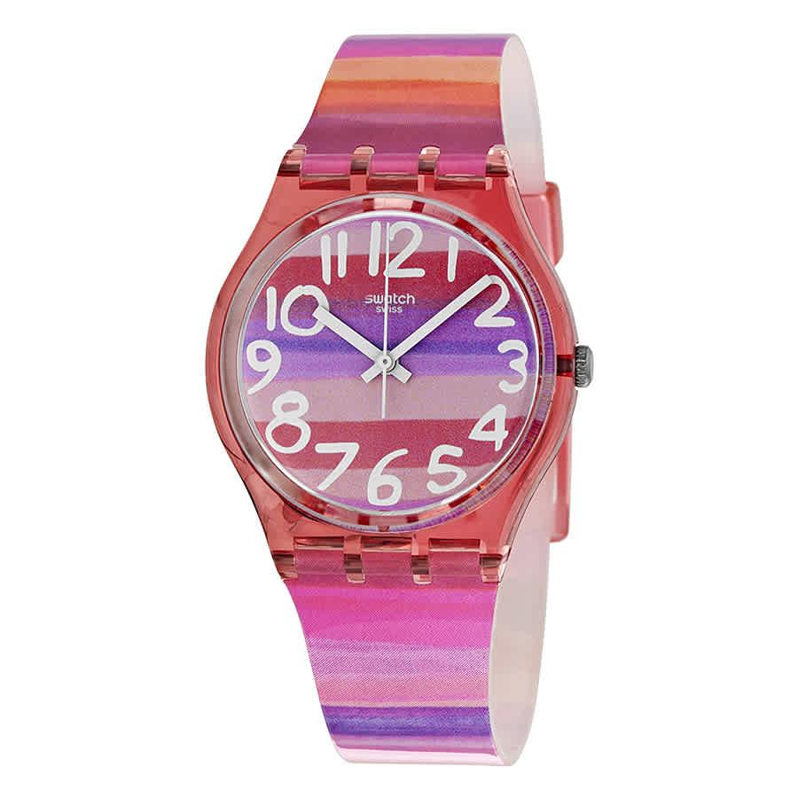 Astilbe Pink Dial Pink Silicone Unisex Watch GP140商品第1张图片规格展示