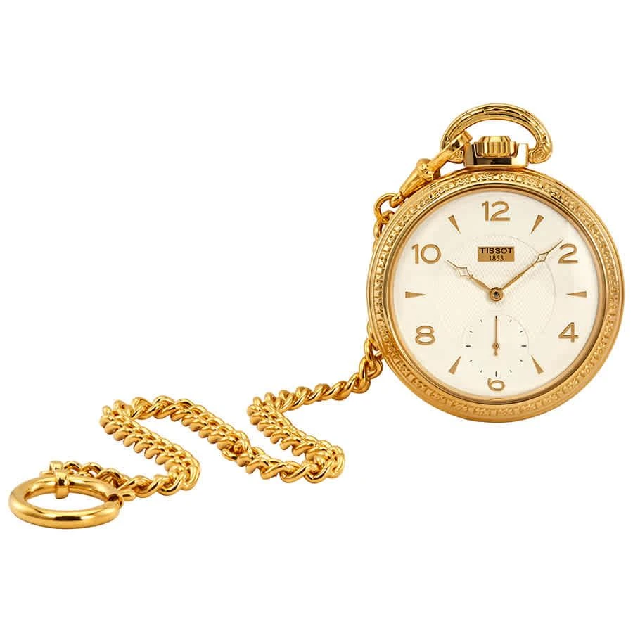 商品Tissot|T-Pocket Lepine Mechanical Pocket Watch T82.4.407.34,价格¥1967,第1张图片