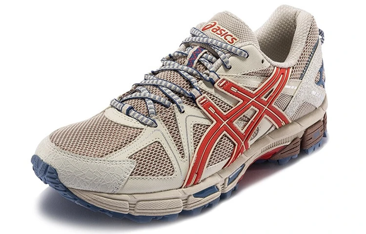 商品[国内直发] Asics|Gel-Kahana 8 越野 专业 百搭 网布织物合成革 低帮 GEL 短跑跑步鞋 男款 浅褐,价格¥589,第3张图片详细描述