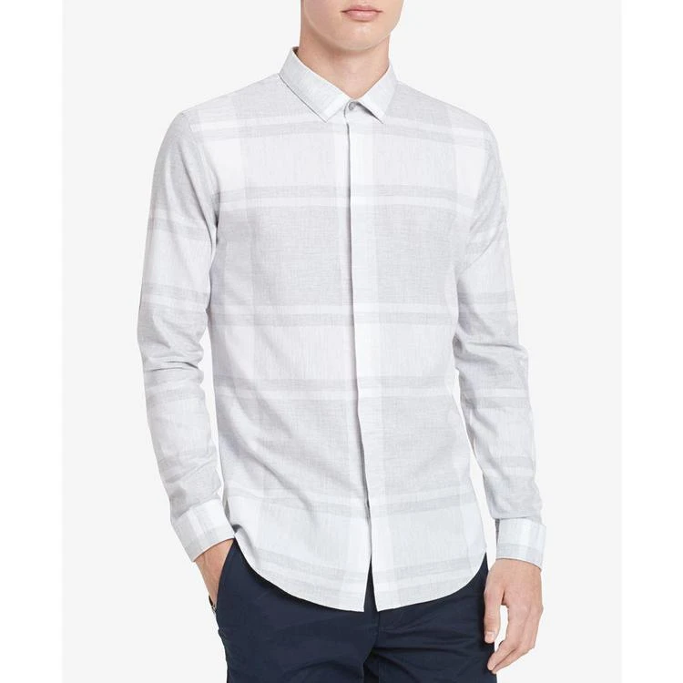 商品Calvin Klein|Men's Large Plaid Shirt,价格¥235,第1张图片