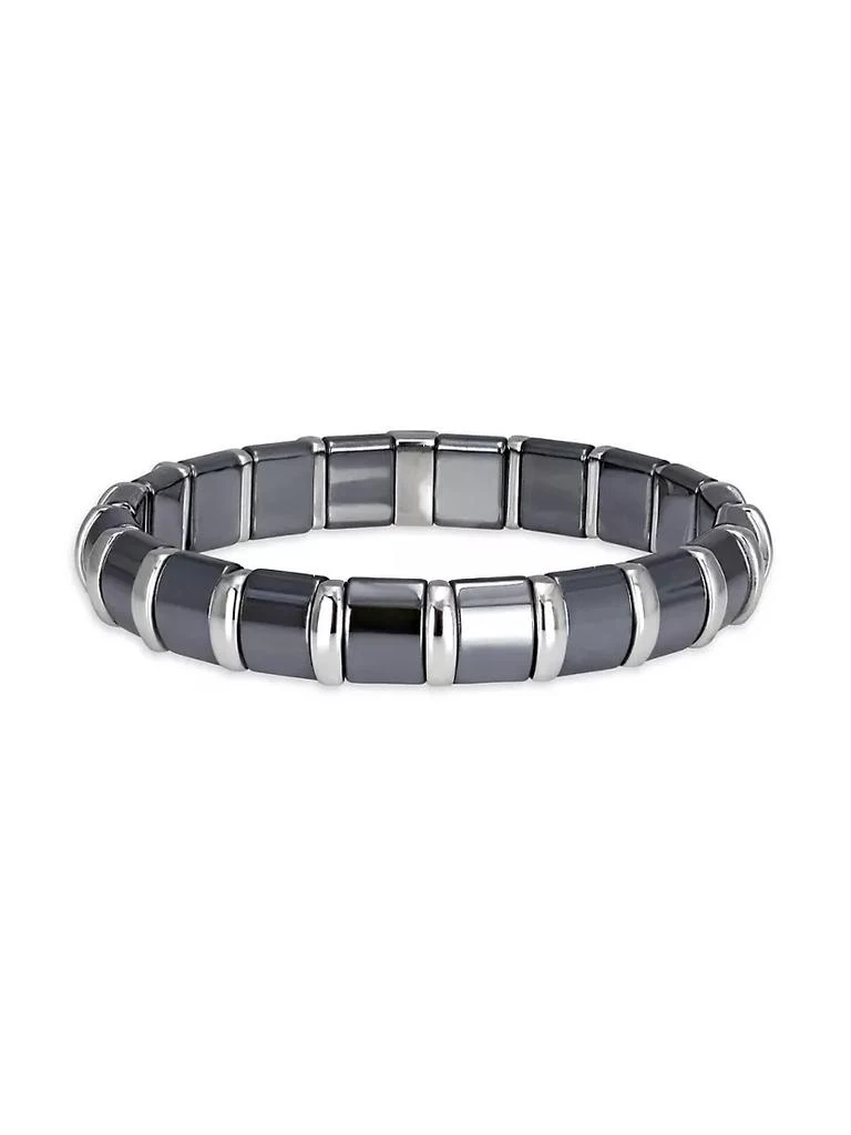 商品Jacob & Co.|Stainless Steel & Hematite Stretch Bracelet/7.1",价格¥8992,第1张图片