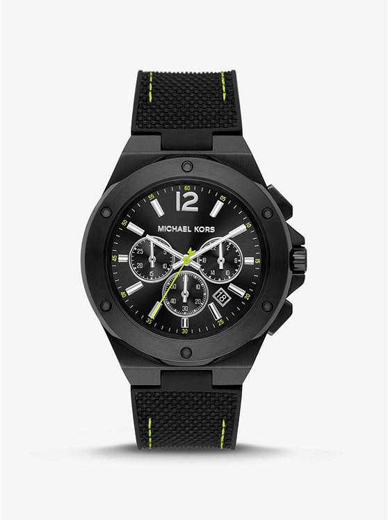 Oversized Lennox Black-Tone Watch商品第1张图片规格展示