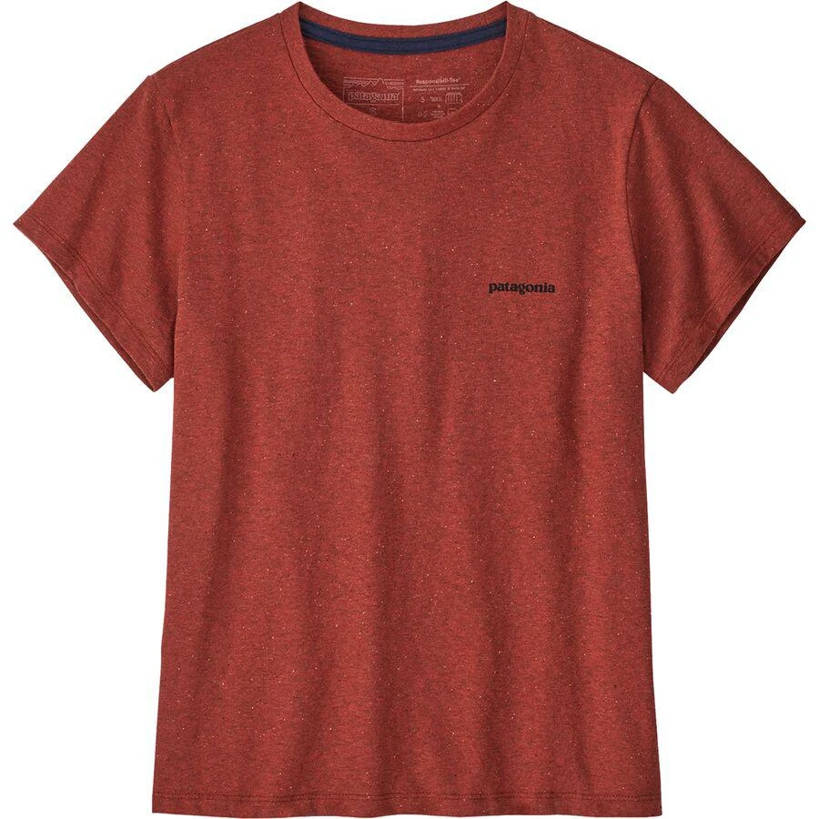 商品Patagonia|P-6 Logo Crew T-Shirt - Women's,价格¥115,第3张图片详细描述