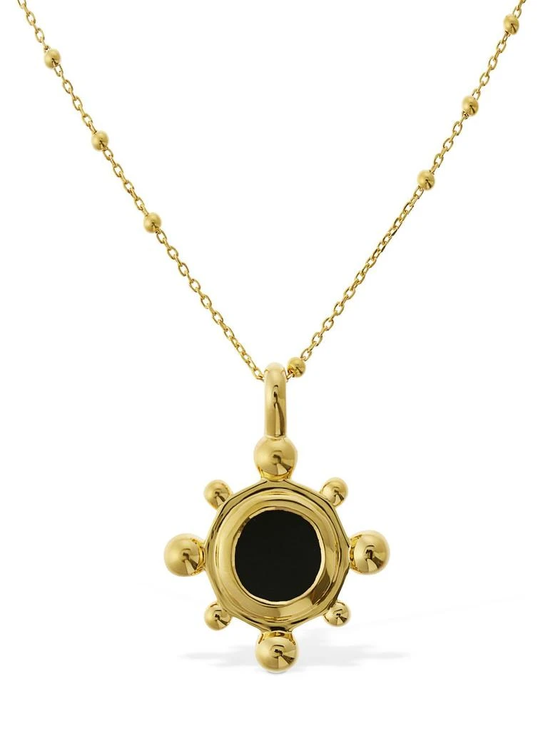 商品Missoma|Onyx Charm Long Necklace,价格¥1579,第1张图片