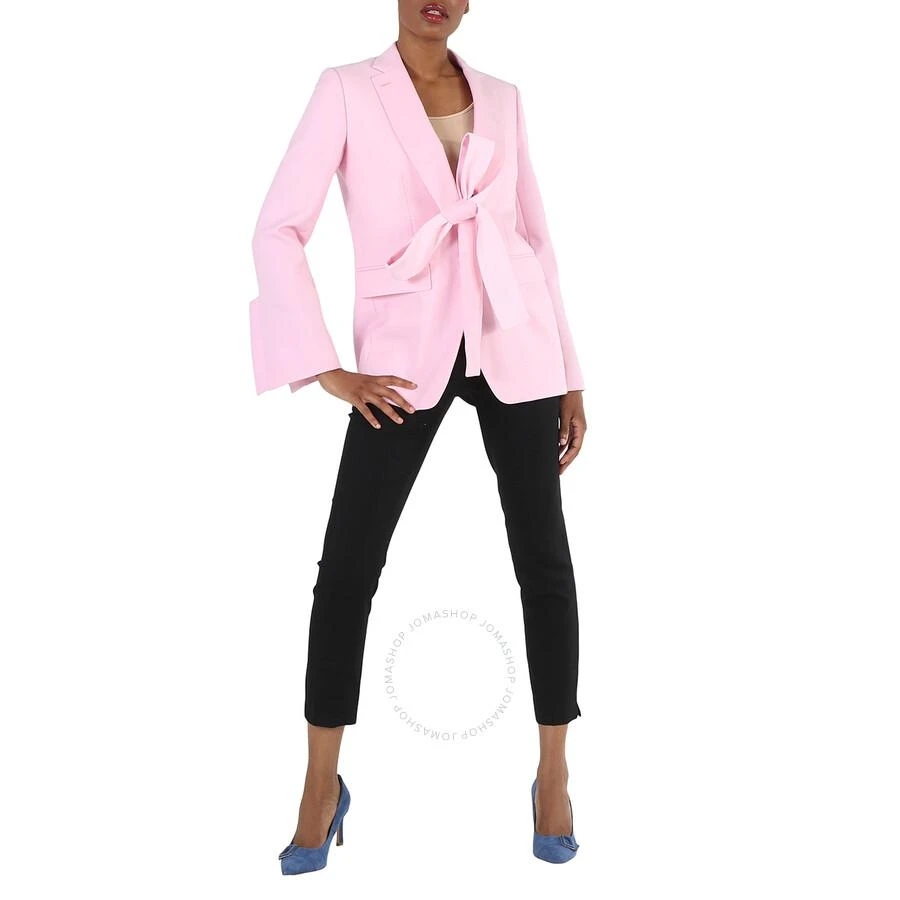 商品Burberry|Ladies Pale Candy Pink Exaggerated-Lapel Blazer,价格¥2232,第1张图片