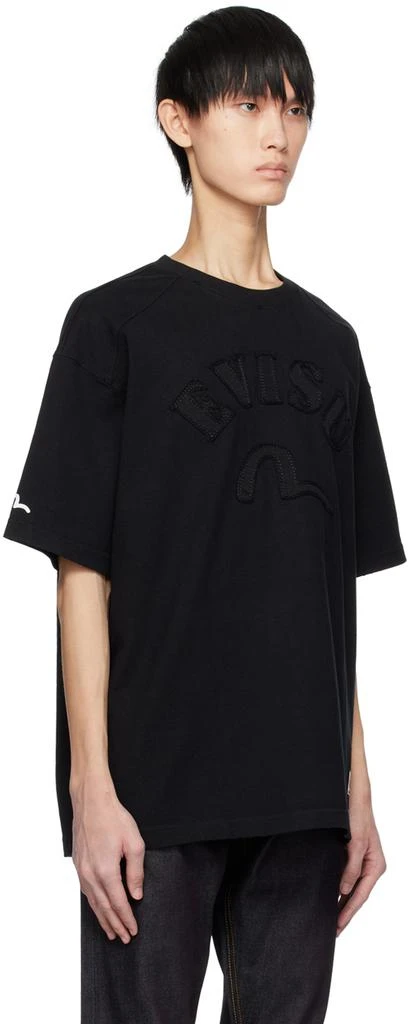 商品Evisu|Black Appliqué T-Shirt,价格¥501,第2张图片详细描述