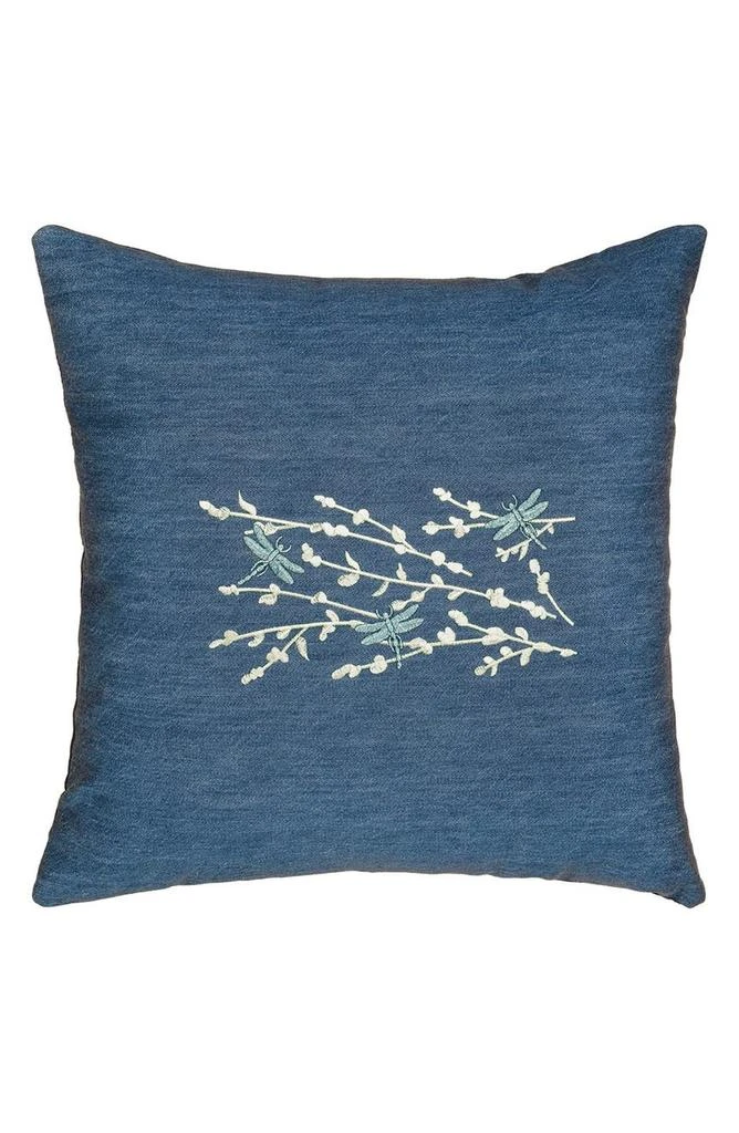 商品Linum Home Textiles|Braelyn Denim Decorative Square Pillow Cover - 18" x 18",价格¥440,第1张图片