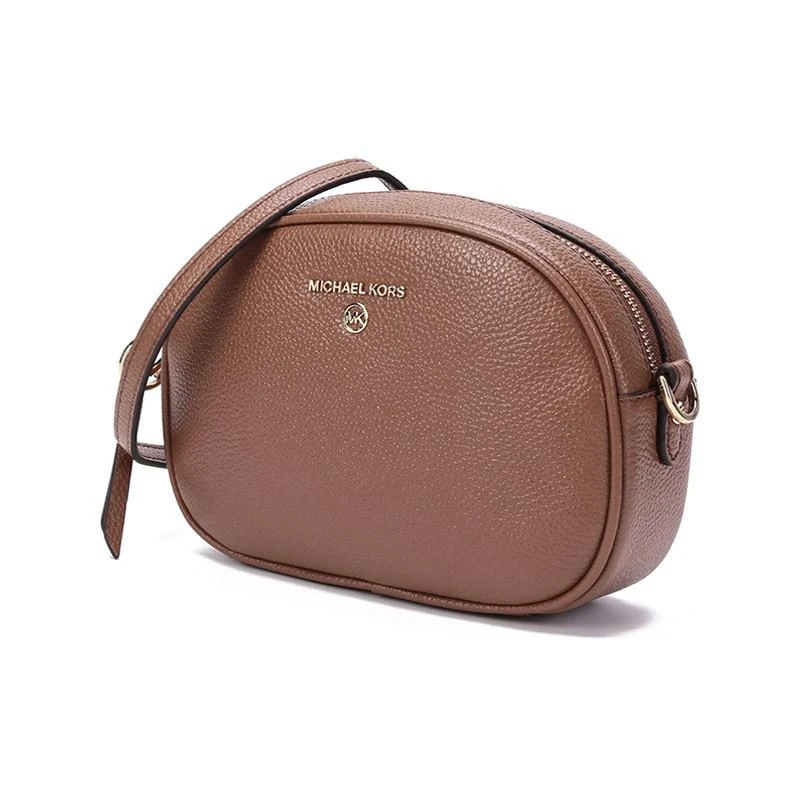商品[国内直发] Michael Kors|迈克·科尔斯 MICHAEL KORS MK女包 Jet Set系列小号棕色牛皮革单肩斜挎链条包 32S1GT9C0L LUGGAGE 送女友,价格¥990,第2张图片详细描述