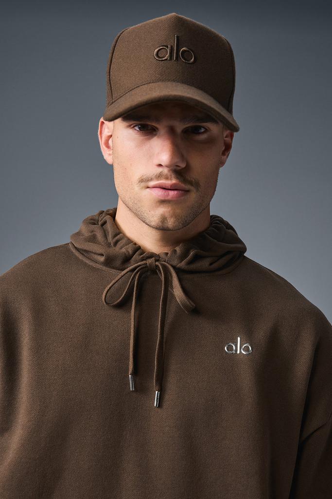 帽子 Alo District Trucker Hat Alo Wool District Trucker Hat - Espresso - Hats - Free Shipping