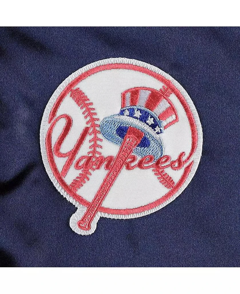 商品Mitchell & Ness|Women's Navy New York Yankees Team 2.0 Satin Raglan Full-Snap Jacket,价格¥819,第2张图片详细描述