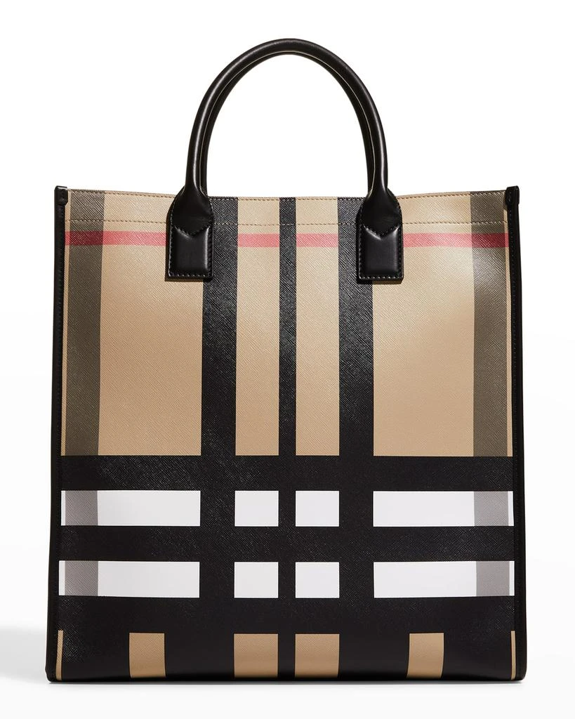 商品Burberry|Men's Denny Check Tote Bag,价格¥6186,第1张图片