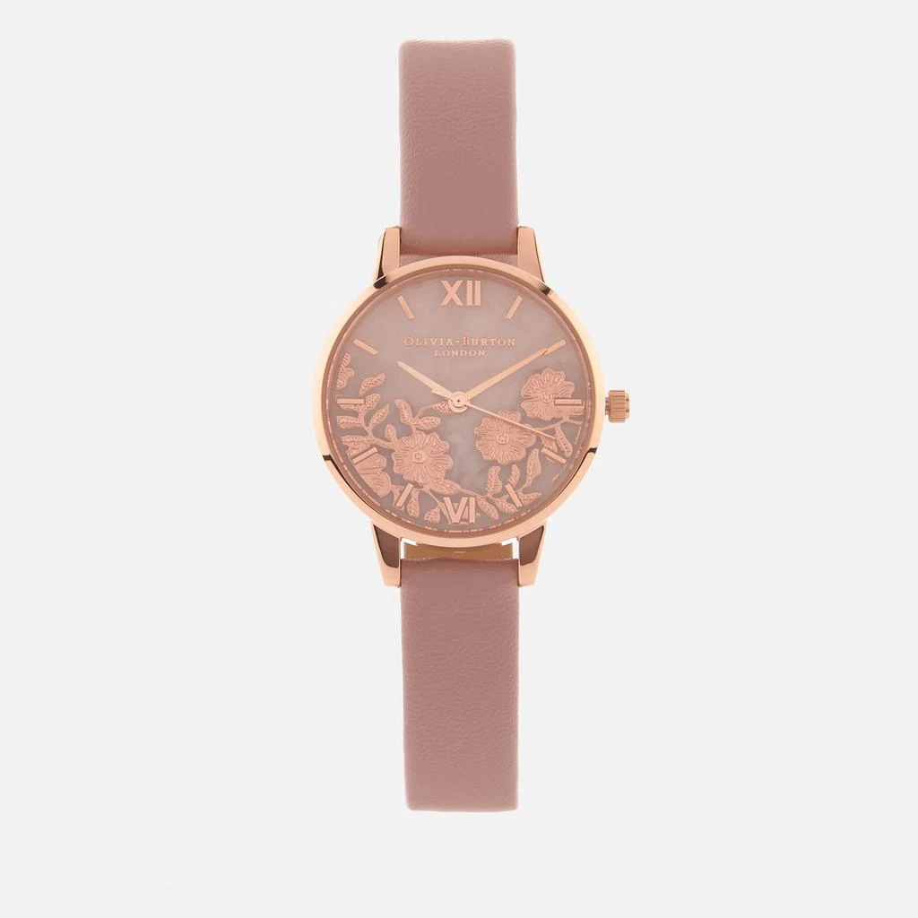 商品Olivia Burton|Olivia Burton Women's Semi Precious Watch - Pale Pink,价格¥479,第1张图片