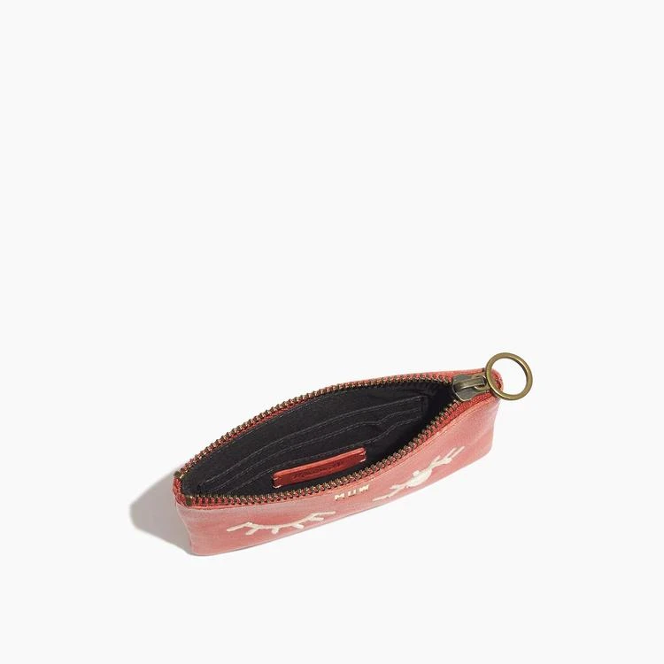 商品Madewell|The Leather Pouch Wallet: Winky Embroidered Edition,价格¥233,第2张图片详细描述