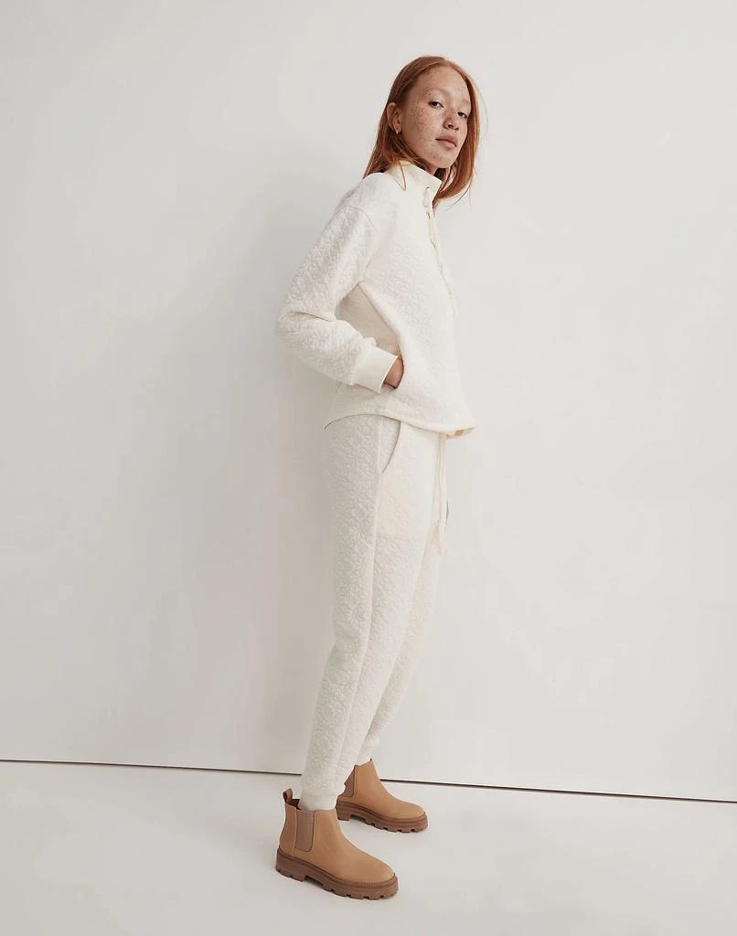 商品Madewell|Quilted-Knit Lace-Up Sweatshirt,价格¥637,第2张图片详细描述