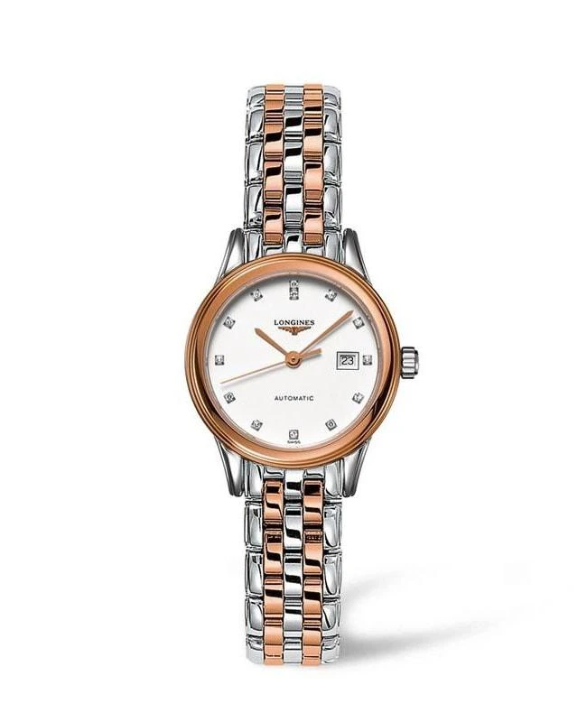 商品Longines|Longines Flagship Automatic 30mm White Dial Women's Watch L4.374.3.99.7,价格¥12196,第1张图片