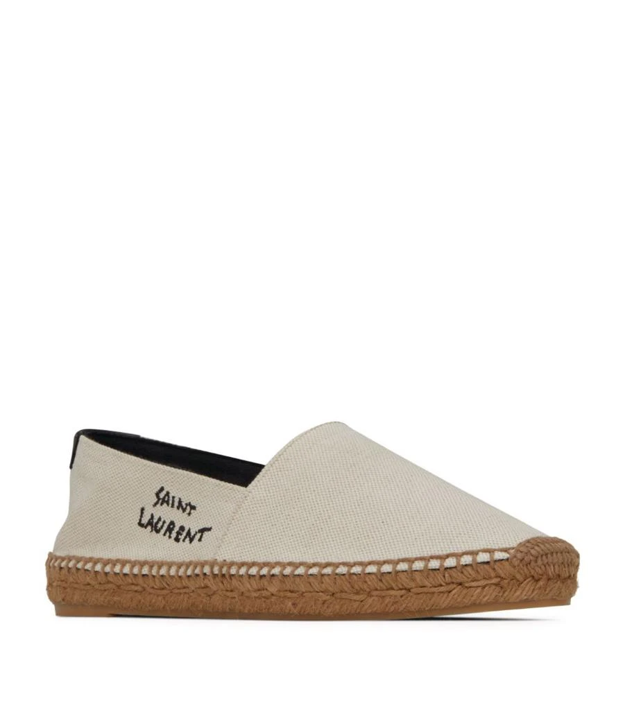 商品Yves Saint Laurent|Embroidered Logo Espadrilles,价格¥5150,第3张图片详细描述