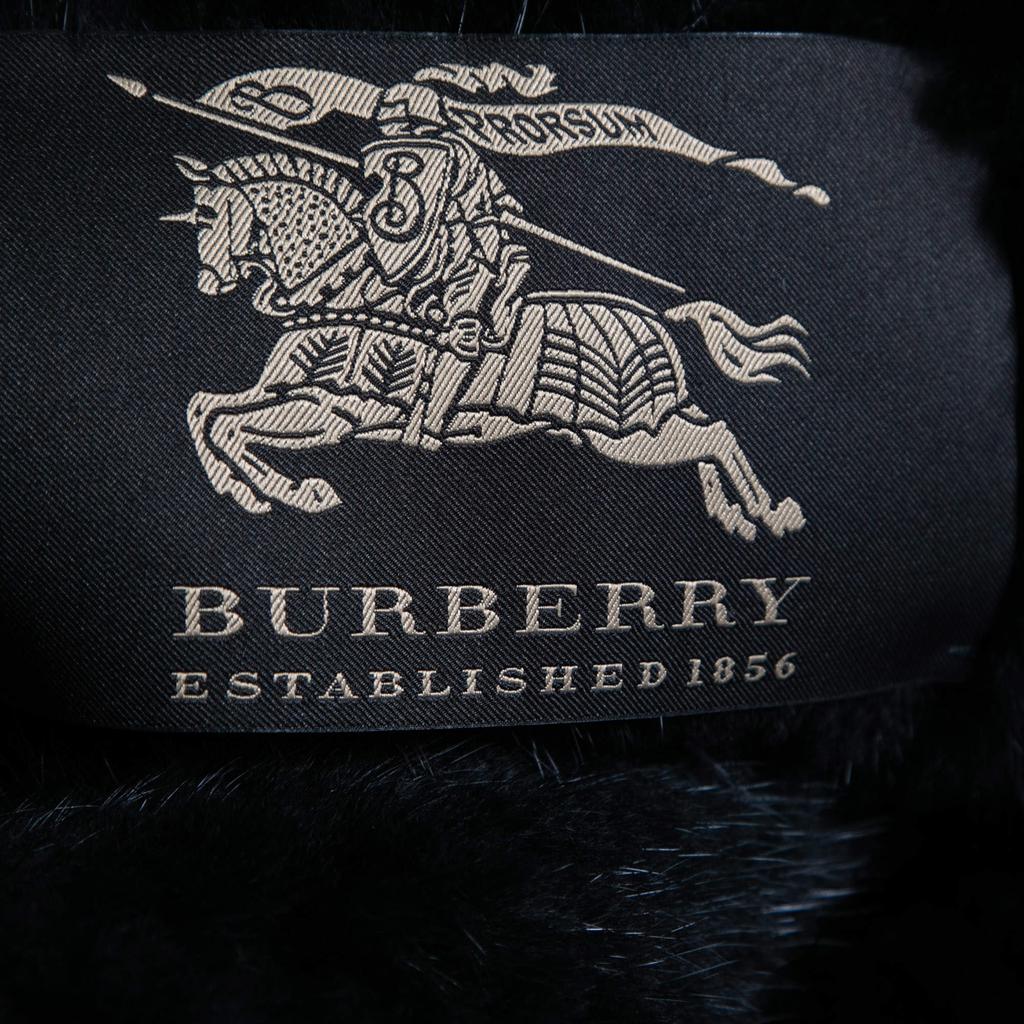 Burberry Black Mink Fur Mid-Length Coat S商品第4张图片规格展示