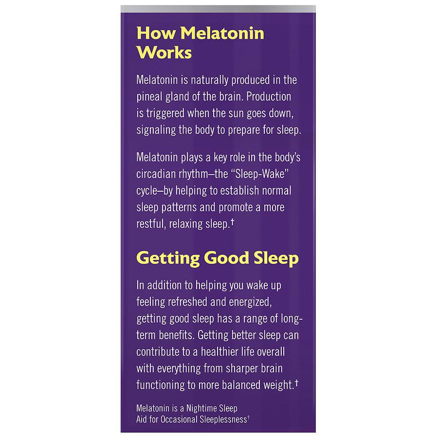 Advanced Sleep Melatonin 10 mg Dietary Supplement Tablets商品第7张图片规格展示