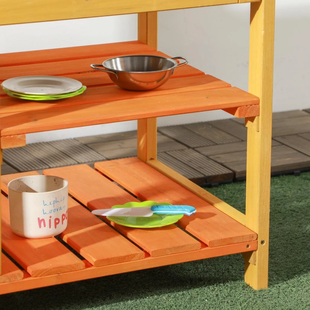 商品Simplie Fun|Simplie Fun Mud Kitchen Playset for Kids with Toys,价格¥1445,第4张图片详细描述