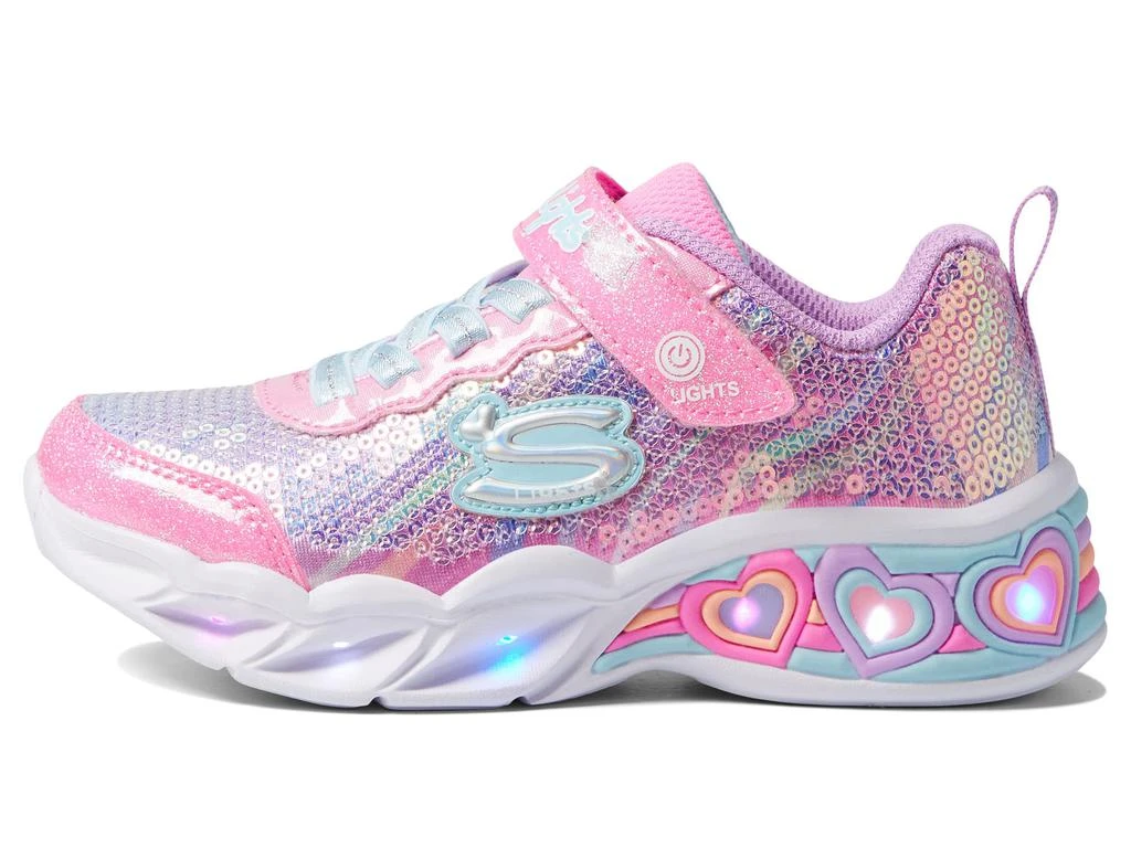 商品SKECHERS|Sport Lighted - Sweetheart Lights - Lets Shine 302313L (Little Kid/Big Kid),价格¥378,第4张图片详细描述