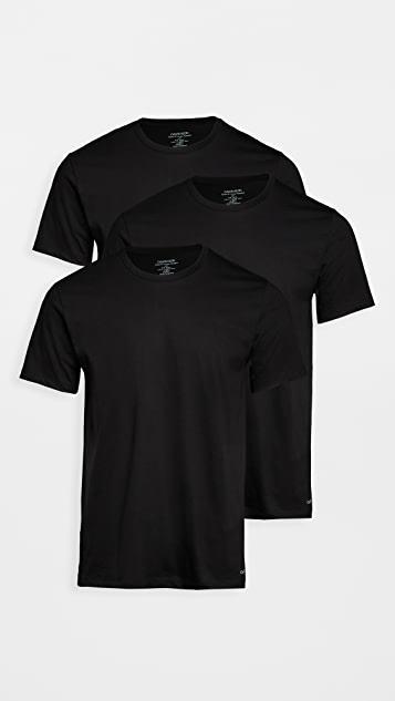 商品Calvin Klein|棉经典圆领 T 恤 3 件装,价格¥187,第1张图片