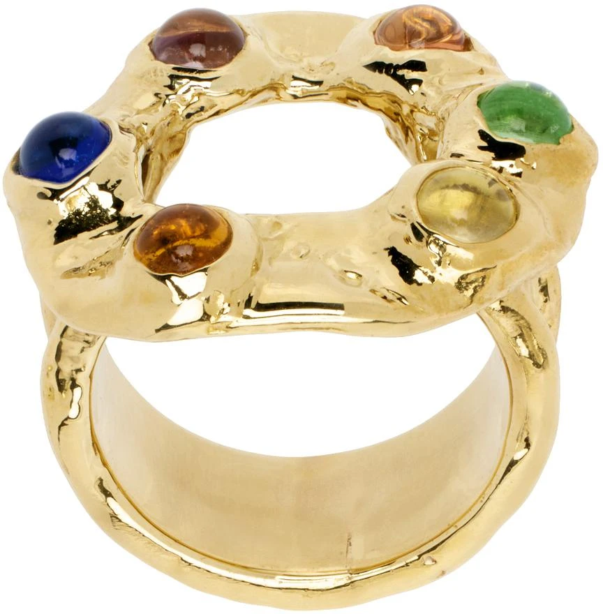 商品Mondo Mondo|Gold Halo Ring,价格¥3367,第1张图片