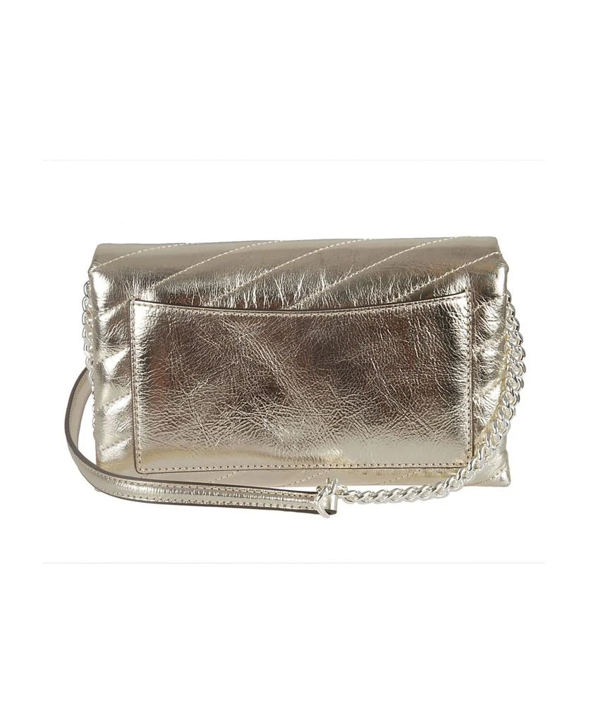 商品Tory Burch|Kira Chevron Metallic Chain Wallet,价格¥3368,第2张图片详细描述