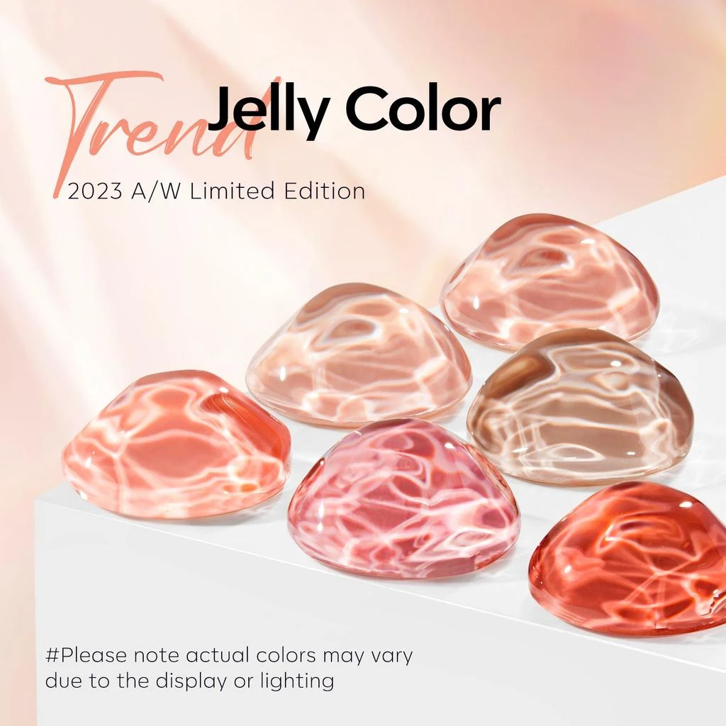 商品[国内直发] MODELONES|Jelly Sweetie - 6 Colors Gel Nail Polish Kit,价格¥114,第3张图片详细描述