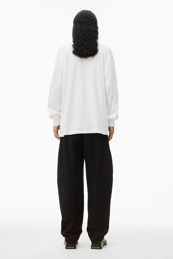 商品Alexander Wang|Long-sleeve Tee In High Twist Jersey,价格¥1288,第5张图片详细描述