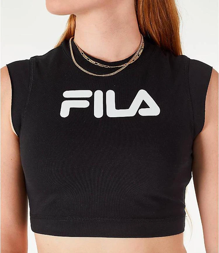 商品Fila|Women's Fila Pia Crop T-Shirt,价格¥75,第1张图片