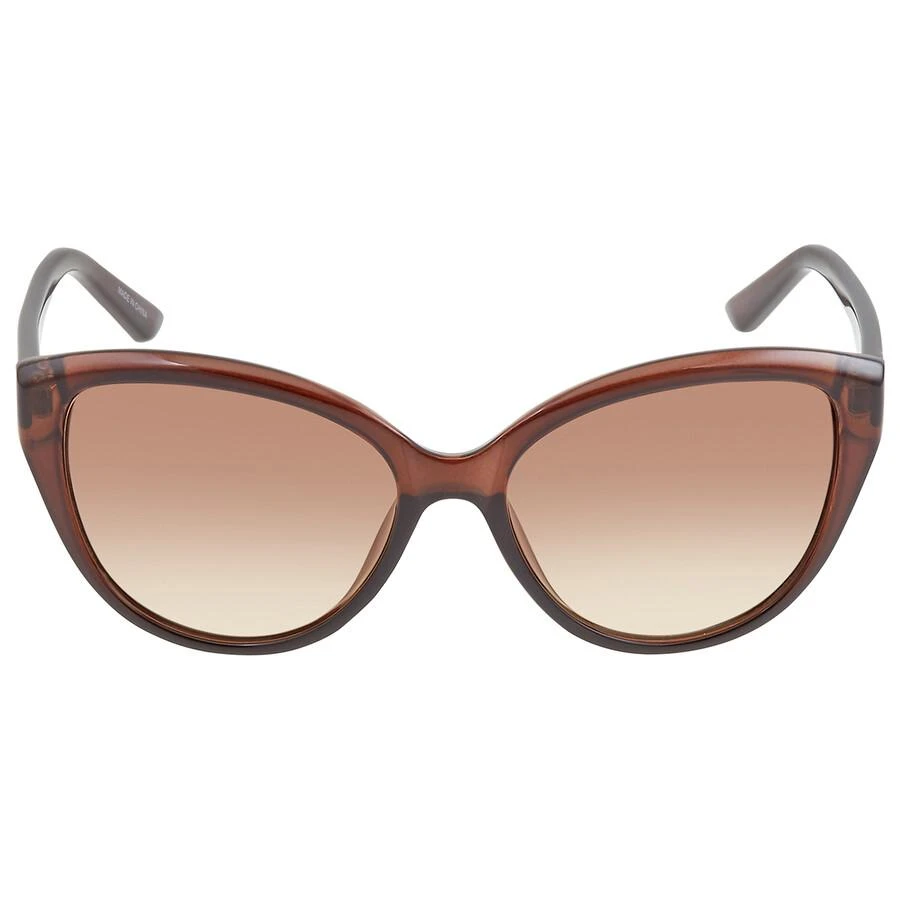 商品Calvin Klein|Brown Gradient Cat Eye Ladies Sunglasses CK19536S 210 55,价格¥183,第1张图片