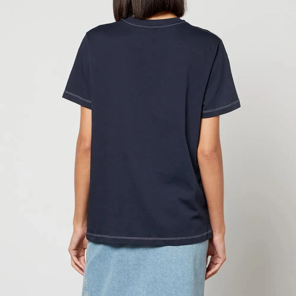 商品Ganni|Ganni Smiley Face Organic Cotton-Jersey T-Shirt,价格¥590,第2张图片详细描述