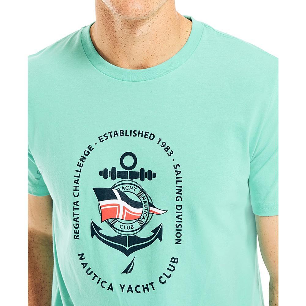 商品Nautica|Men's Sustainably Crafted Yacht Club Graphic T-Shirt,价格¥194,第5张图片详细描述
