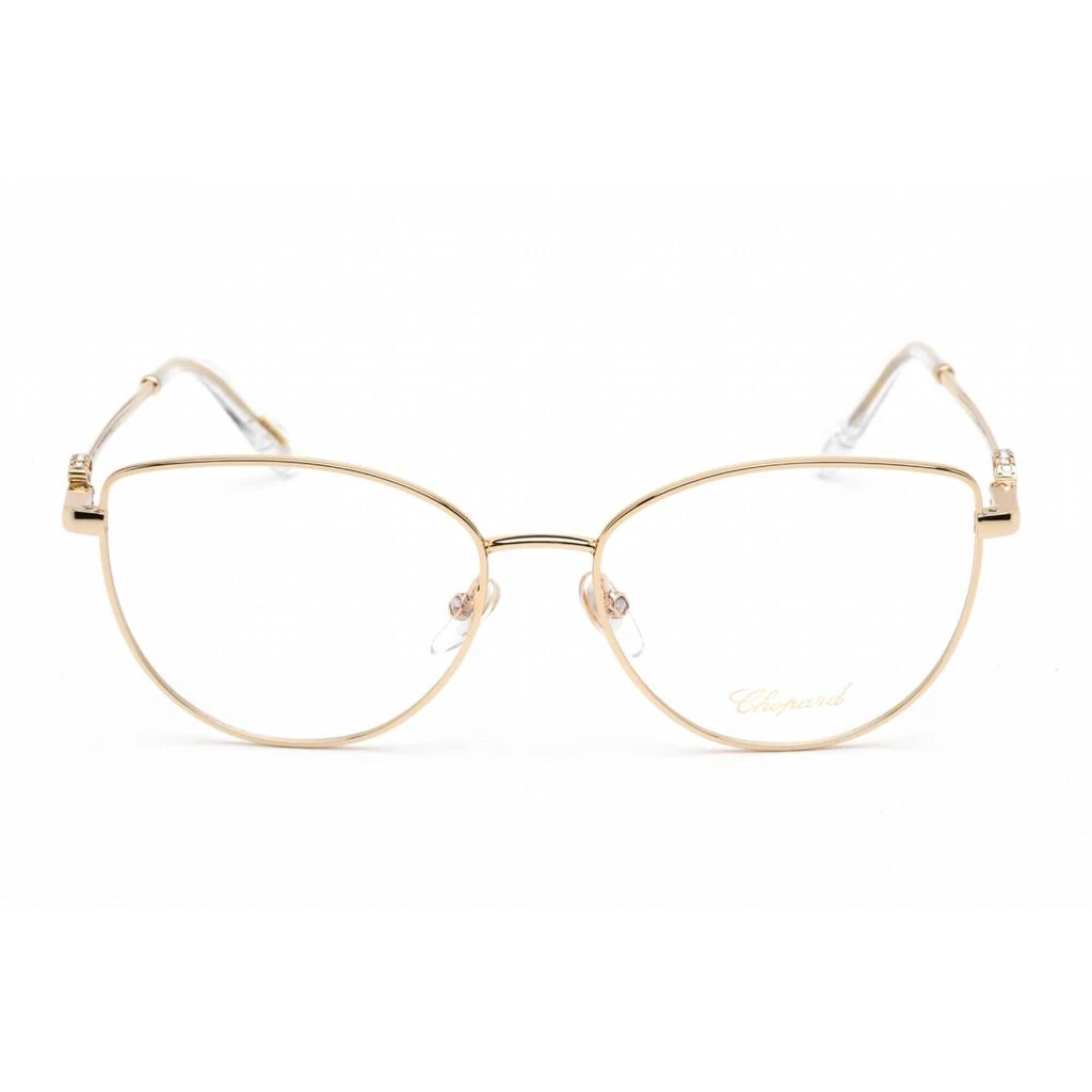 商品Chopard|Chopard Women's Eyeglasses - Shiny Rose Gold Metal Cat Eye Shape Frame | VCHF51S 0300,价格¥1445,第2张图片详细描述