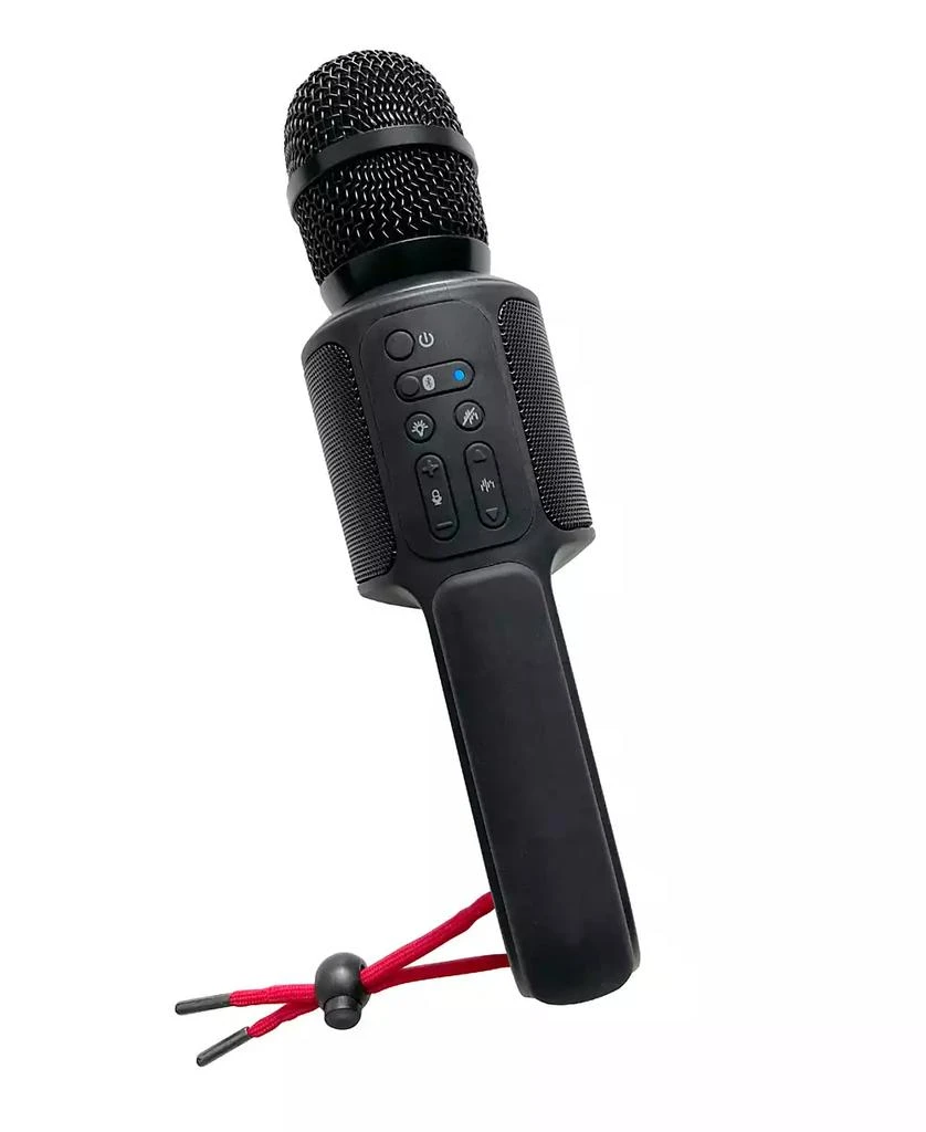 商品Singing Machine|Portable, Handheld Bluetooth Karaoke Microphone and Speaker with Synchronized Lights and 22 Professional Vocal Effects,价格¥300,第2张图片详细描述