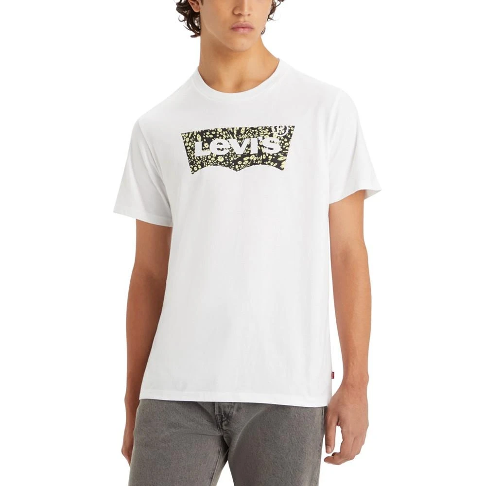 Levi's | Men's Classic Standard-Fit Floral Logo Graphic T-Shirt