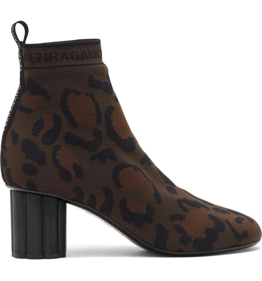 商品Salvatore Ferragamo|Leopard Sock Bootie,价格¥4088,第3张图片详细描述