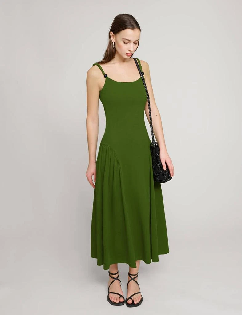 商品Pixie Market|Olive Bead Strap Dress,价格¥613,第1张图片