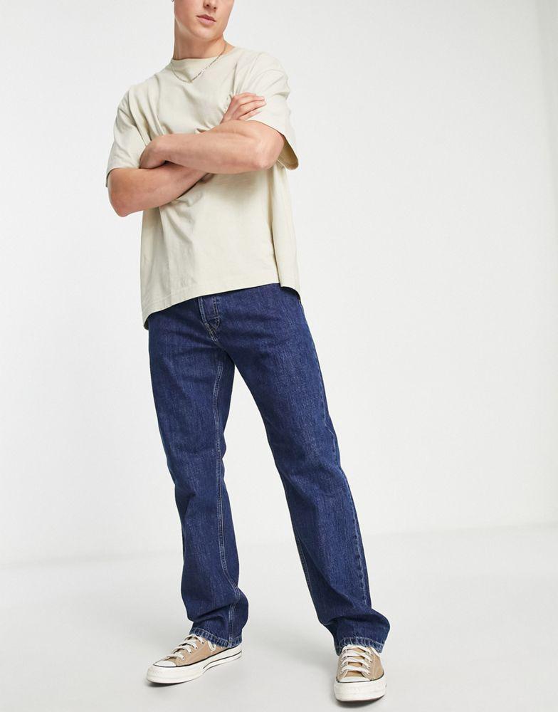 Carhartt WIP nolan relaxed straight fit jeans in blue wash商品第1张图片规格展示