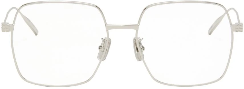 商品Givenchy|Silver Square Glasses,价格¥1842,第1张图片