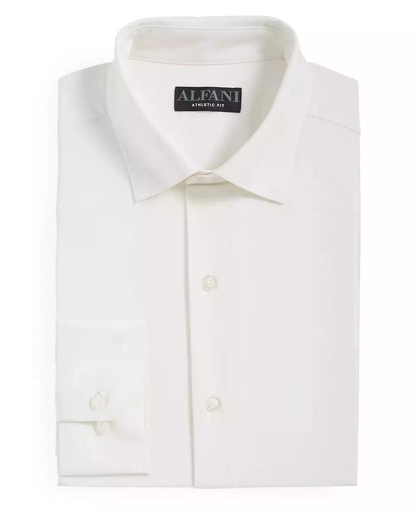 商品Alfani|Men's Regular Fit Travel Ready Solid Dress Shirt, Created for Macy's,价格¥268,第4张图片详细描述